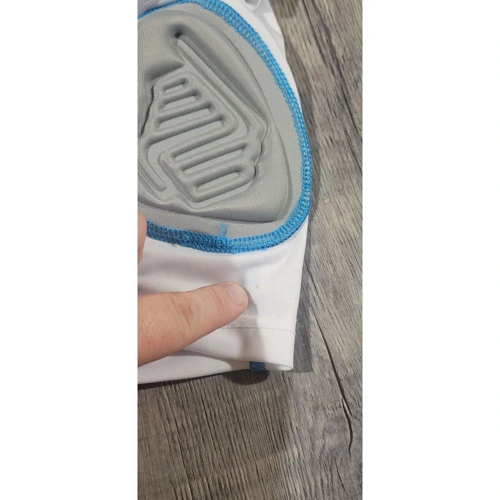 Champro Adult Small ‎ Bull Rush 7 Pad Football Girdle WHITE GRAY New With Tags